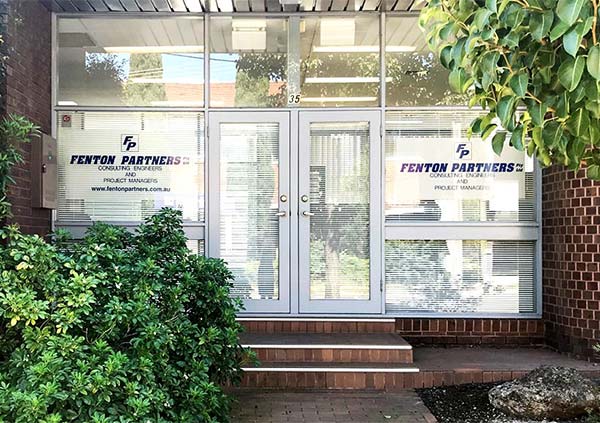 Front doors of Fenton Partners office