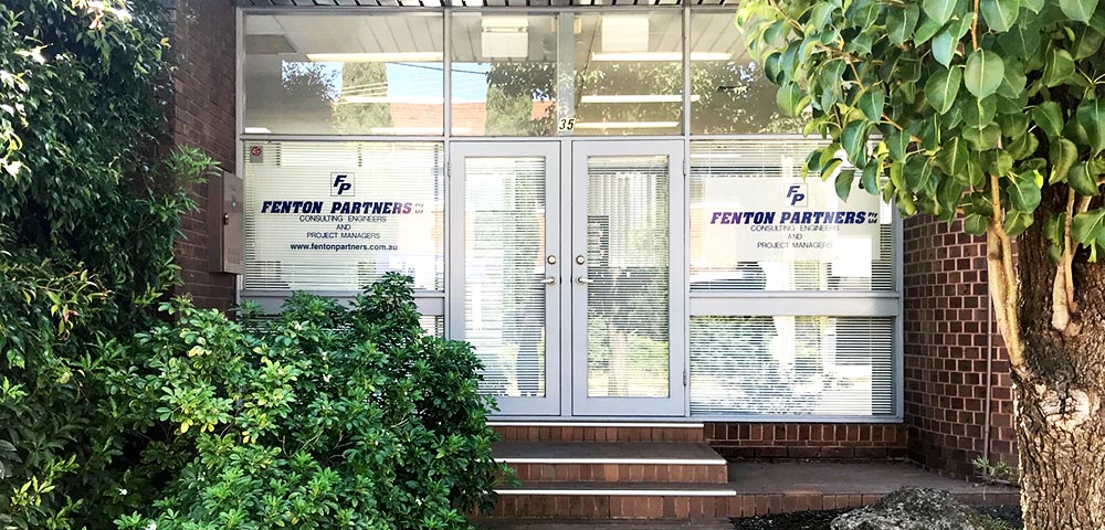 Front doors of Fenton Partners office